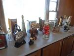 Lot of 16 collectable Ezra Brooks whiskey decanters