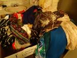 Large lot of various hats and scarves
