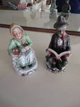 Porcelain Old Couple figurines