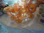 Set of 10 carnival goblets