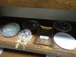 Various decor/ glass dishes/ plates