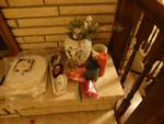 Large vase/ candles/ coasters/ paper dollies