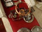 8 pieces of silverplate & copper serving stands