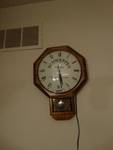 Schweppes wood wall clock