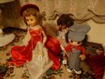 4 collectable dolls