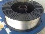 Large roll of aluminum welding wire