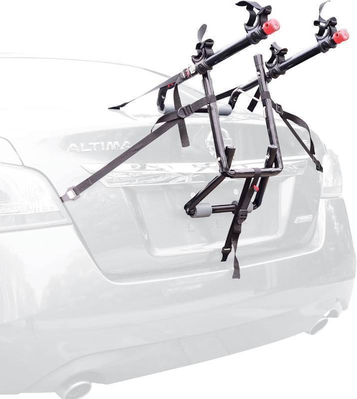 lot 180126 image: Allen Sports Deluxe 2-Bike Trunk Mount Rack, Model 102DN-R, Black