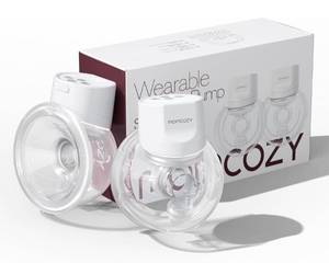 lot 340084 image: Momcozy Breast Pump S12 Pro Hands-Free, Wearable & Wireless Pump with Soft Double-Sealed Flange, 3 Modes & 9 Levels Double Electric Pump Portable, Smart Display, 24mm, 2 Pack, Elegant White