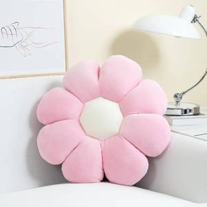 lot 340094 image: Sioloc Flower Pillow,Flower Shaped Throw Pillow Butt Cushion Flower Floor Pillow,Seating Cushion,Cute Room Decor & Plush Pillow for Bedroom Sofa Chair(Blush,23.6)