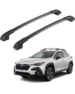 lot 440101 image: $$ Car Roof Rack Cross Bars for Subaru 2024 Crosstrek with Lock, Aluminum Cross Bar for Rooftop Cargo Carrier Luggage Kayak Canoe Bike Snowboard