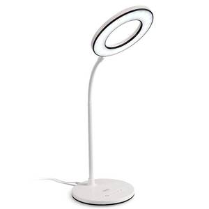 lot 440122 image: Miady LED Desk Lamp Eye-Caring Table Lamp, 3 Color Modes with 4 Levels of Brightness, Dimmable Office Lamp with Adapter, Touch Control Sensitive, 360° Flexible