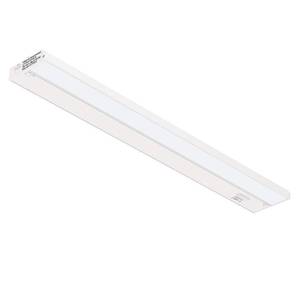 lot 140123 image: GETINLIGHT 3 Color Levels Dimmable LED Under Cabinet Lighting with ETL Listed, 24-inch, Warm White (2700K), Soft White (3000K), Bright White (4000K), White Finished, IN-0210-3
