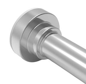 lot 140126 image: MAXDA Premium Stainless Steel Adjustable Tension Shower Curtain Rod 42-72inches, Rustproof, No Drill, Anti-Slip Spring Tension Shower Curtain Rod - Polished Stainless Steel