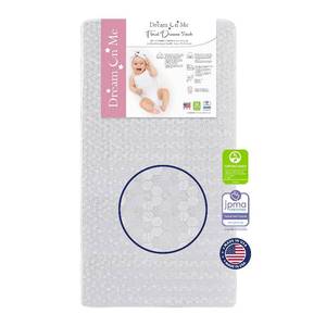 lot 140145 image: Dream On Me Honeycomb Orthopedic Firm Fiber Standard Baby Crib Mattress, Greenguard Gold and JPMA Certified, 5�� Fiber Core Optimum Support, Fits Crib and Toddler Bed, Waterproof Vinyl Cover