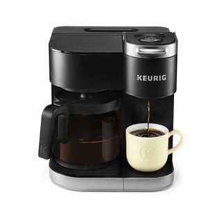 lot 240125 image: $$ Keurig K-Duo Single Serve K-Cup Pod & Carafe Coffee Maker, Black,1470 watts