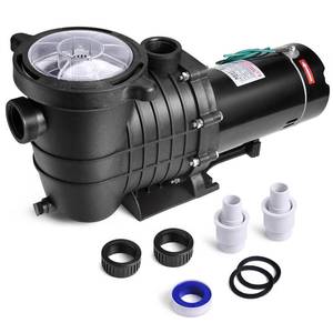 lot 230041 image: Seeutek 1.5 HP Pool Pump Above Ground and Inground,6600 GPH Powerful Self Primming Swimming Pool Pumps with Strainer Filter Basket,Upgraded 110-120V220-240V Dual Voltage, 60HZ Silent Operation.