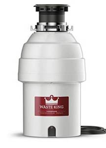 lot 230064 image: $$ Waste King 1 HP Garbage Disposal with Power Cord, Food Waste Disposer for Kitchen Sink, L-8000