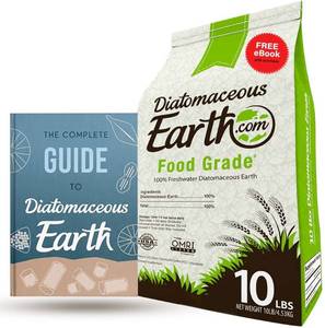 lot 230066 image: DiatomaceousEarth 10 LBS Food Grade Diatomaceous Earth - 100% Organic All Natural Diamateous Powder - Diametaceous for Humans is Safe Around Children