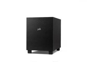 lot 230072 image: Retails $240 Polk Monitor XT10 Home Subwoofer, 10 Deep Bass Woofer, 100W Class D Amplification, Dolby Atmos, Auro 3D & DTSX Compatible, Black