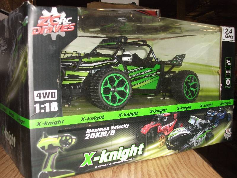 lot 3270 image: PRICE PEELER SPECIAL ZC RC X - Knight 333 - GS02B 4WD Car  -  GREEN