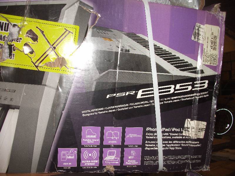 Yamaha Psre353 61 Key Portable Keyboard With Stand Bench Price