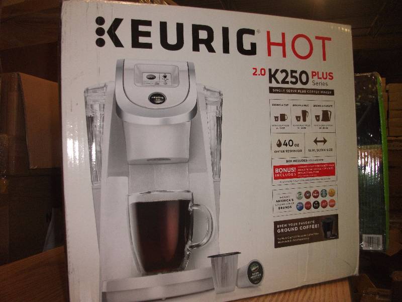 lot 3357 image: Keurig K250 Single Serve, Programmable K-Cup Pod Coffee Maker