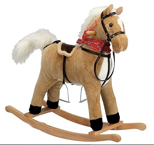 lot 3252 image: Charm Company Blonde Horse Rocker