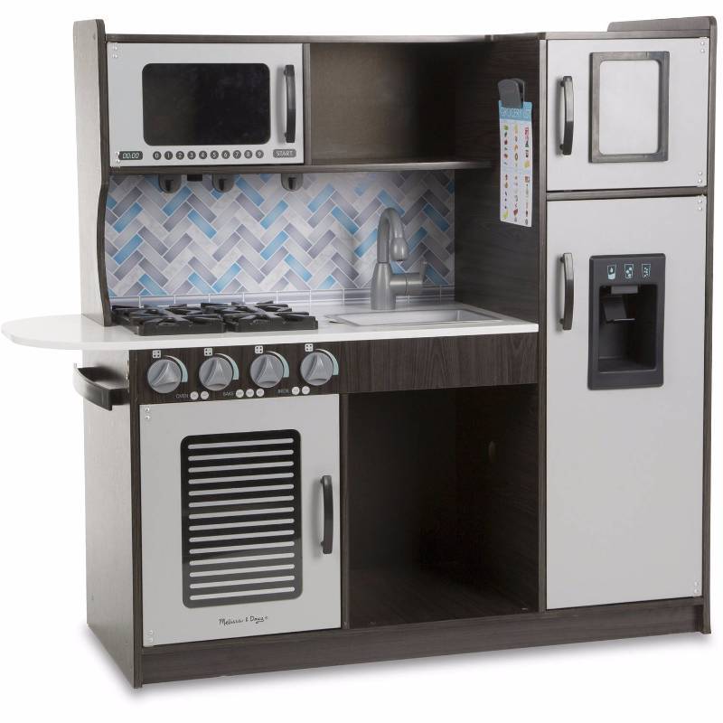 lot 3275 image: Melissa & Doug Chefs Kitchen Pretend Play Set � Charcoal