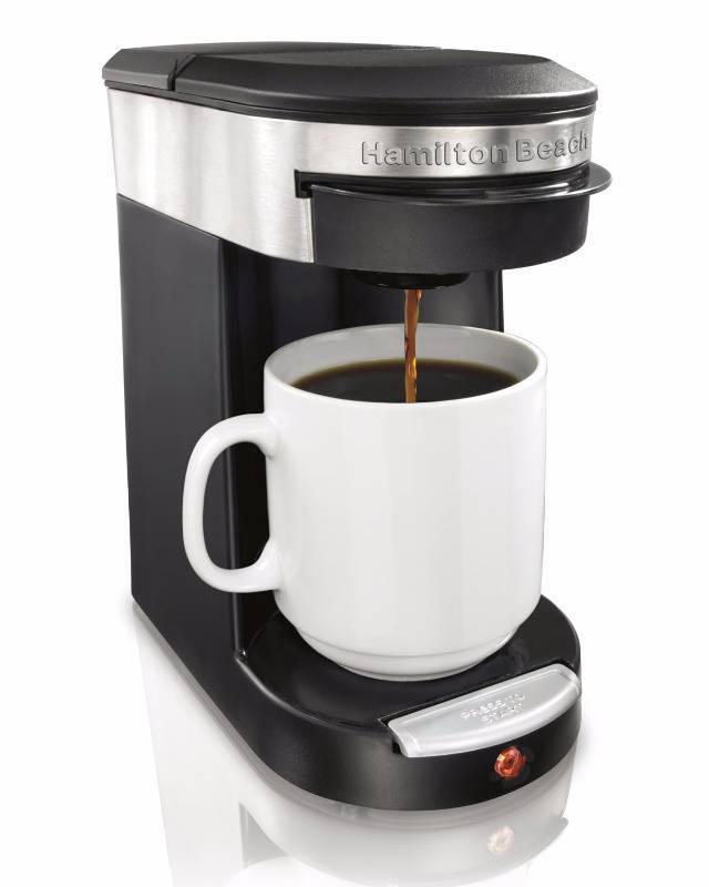 lot 3278 image: Hamilton Beach 49970 Personal Cup One Cup Pod Brewer
