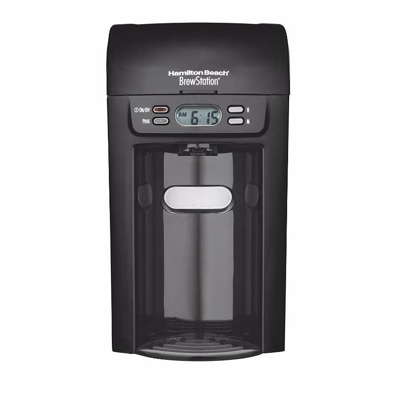 lot 3281 image: Hamilton Beach 6-Cup Coffee Maker, Programmable Brewstation Dispensing Coffee Machine (48274)