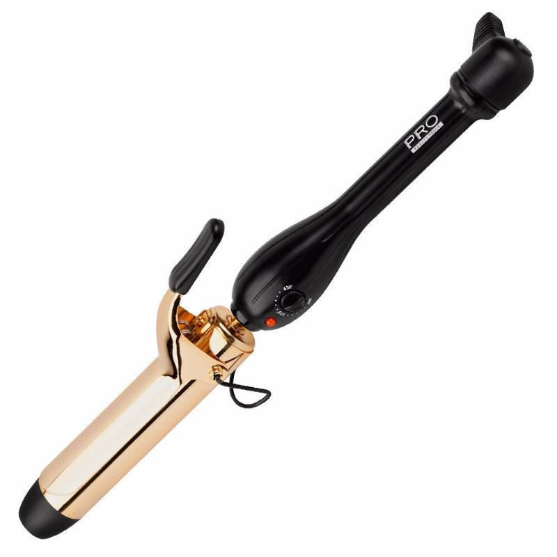 lot 3308 image: Pro Beauty Tools 24-Hour Curls Professional Gold Curling Iron