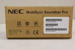 lot 22 image: NEC COMPUTER MULTISYNC SOUNDBAR PRO USED