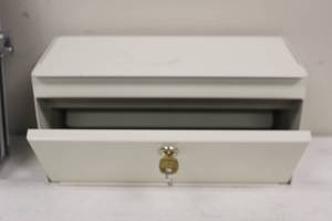 lot 209 image: METAL LOCK BOX WKEY