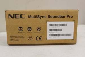lot 18 image: NEC COMPUTER MULTISYNC SOUNDBAR PRO USED
