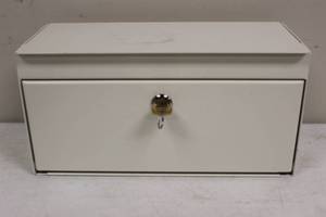 lot 203 image: METAL LOCK BOX WKEY