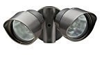 lot 1545 image: Lithonia OFTR 200Q 120 LP BZ M12 Designer Adjustable Twin Head Flood Light Quartz Halogen, Bronze