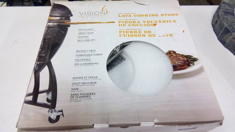 lot 1584 image: Vision Grills Lava Cooking Stone
