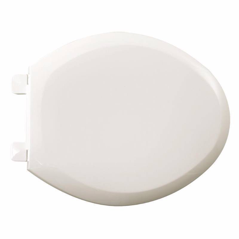 lot 1802 image: American Standard Cadet Slow Close EverClean Elongated Toilet Seat in White