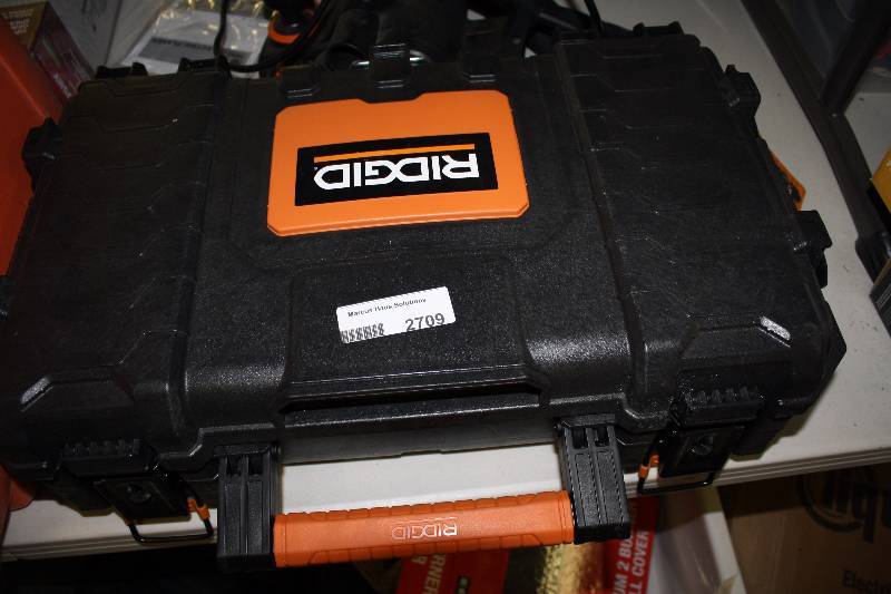 lot 2709 image: Ridgid Tool Box