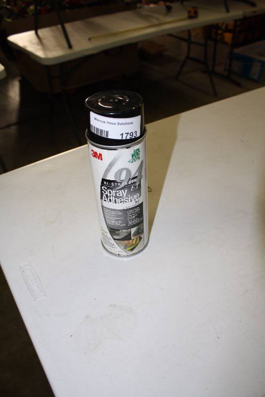 lot 1793 image: 3M 94 ET Clear Spray Adhesive