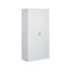 lot 1630 image: ClosetMaid 36 in. Laminated 2-Door Raised Panel Storage Cabinet in White