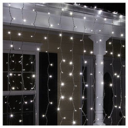 lot 1946 image: Wintergreen Lighting Curtain Icicle Lights