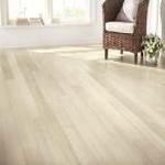 Hand Scraped Wire Brushed Strand Woven White 3/8 in. T x 5-1/8 in. W x 72 in. L Engineered Click Bamboo Flooring