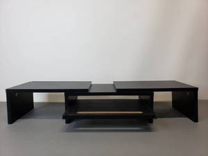 lot 43 image: Expandable Desk Shelf w Slide Out Cubby Shelf