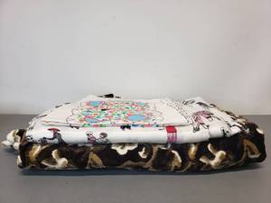 lot 417 image: Vintage Fabric Yardage and Plushy Pattern Fabric, Bunny and Bear