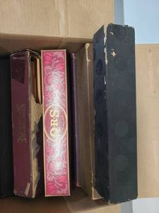 lot 418 image: Box of Player Piano Rolls Dimensions on Box are 12�13�10