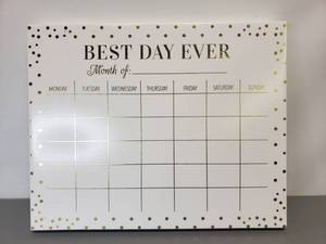 lot 430 image: Gold and White Gloss Wedding Memory Canvas
