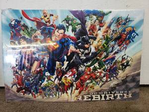 lot 463 image: DC Universe Poster Wrapped on Cardboard Backing