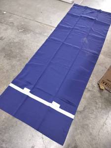 lot 1798 image: Set Of 2 Blue Window Curtain 75 12In X 25 12In