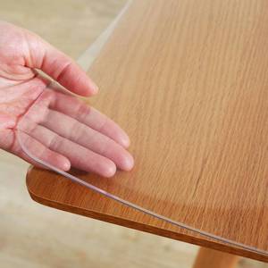 lot 1802 image: Warmstar Clear Table Cover Protector 36 x 60 Inch, 2mm Thick Plastic Table Cover Rectangle,PVC Clear Table Protector,Desk Protector Mat for Kitchen, Dresser, Writing Desk��Dining Room Table
